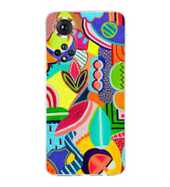 PrintiFy Honor 50 ile Uyumlu Retro Color 6  Kamera Korumalı Şeffaf  Kılıf