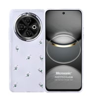 Microsonic TECNO Spark 30C 4G Kılıf PrettyCharm Tulip (Yeşil)