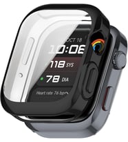 [Soft-Case] Huawei Watch D2 için 360° Kasa Koruyucu Yumuşak TPU Kılıf Dokunma ve Netliği Etkilemeyen Huawei D 2 Koruyucu Darbelere Karşı Huawei Watch D2 Ekran Koruyuculu Kılıf (Siyah)