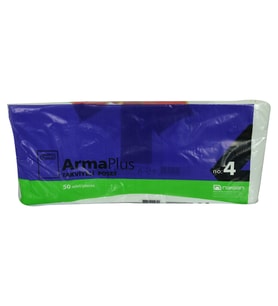 LokmanAVM ArmaPlus Takviyeli Çanta Poşet Karma Desen Renk 40X50 50 Adet No:4