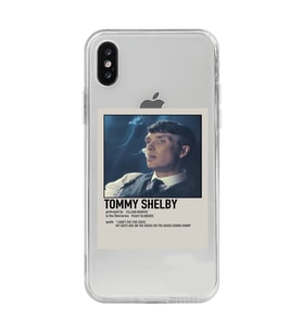 Iphone X / Xs Uyumlu Tommy Shelby Peaky Blinders Desenli Şeffaf Telefon Kılıfı