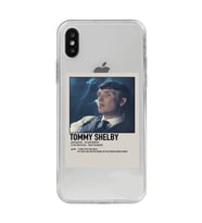 Iphone X / Xs Uyumlu Tommy Shelby Peaky Blinders Desenli Şeffaf Telefon Kılıfı