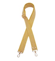 Angel Çanta Aksesuar 120x3 cm Jüt Kolon Çanta Sapı Sarı Renk Light Gold Metalli
