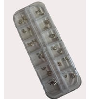 Fontenay 12 Farklı Çeşit 3D Tırnak Süsleri Tırnak Charm Nail Charms Özel Harflerden Tırnak Süsler