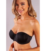 Golshan Gabrıella Balconette Foam Cup Bra, SİYAH Konforlu ve Şık Sütyen, Strapless