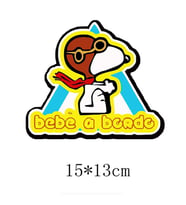 Arabada bebek var araba sticker etiket 18CM
