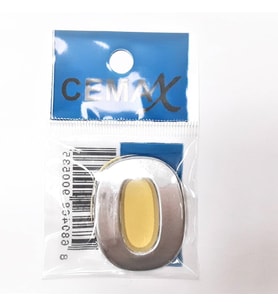 Periboia 4 Cm Plastik Krom Kaplama Kapı Numarası -0 (Çok Renkli)