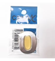 Periboia 4 Cm Plastik Krom Kaplama Kapı Numarası -0 (Çok Renkli)