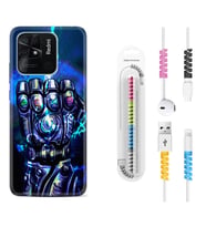 Xiaomi Redmi Note 7 8 9 Pro 10 2022 10 Pro 10S Kılıf Kablo Koruma Spiral Silikon Thunder Play 1760
