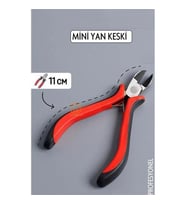 ModaCar 4 ADET Profesyonel Mini Yan Keski 11 Cm 426977