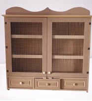 Hobi ADN 90258 Dekoratif Telli Dolap Terek Ahşap MDF Ham CNC Kesim Model El yapım