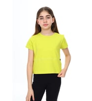 Toontoy Kız Çocuk Tişört (Açık Yeşil)