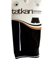 Tatkan Erkek Penye Biyeli Boxer - 3 Adet (Siyah)