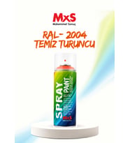 MxS RAL 2004 Temiz Turuncu Akrilik Sprey Boya 400 ML