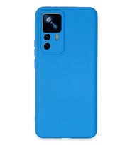 Mi 12T Pro Kılıf Nano içi Kadife Silikon - Mavi