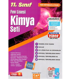 11.Sınıf Fen Lisesi Kimya Seti Çap Yayınları