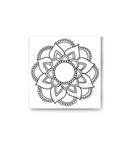 DBSanatevi Mandala Çiçek Tablo 35 X 35 Cm