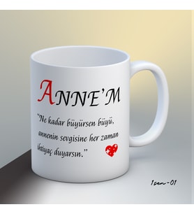 Anne Temalı Kupa Bardak-1sen01