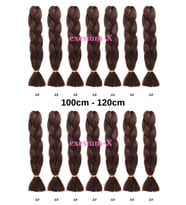 X-Pression Afrika Örgüsü Ve Rasta Için Sentetik Saç 100gr-4