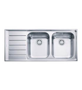FRANKE Neptun NEX 621 SOL Inox 2 Gözlü Damlalıklı Eviye (Gri)