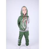 Nexactive Kız Erkek Çocuk Alt Üst 2'li Spor Eşofman Takım 50040-50067 (Asker Yeşili)