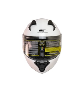 Motosiklet Çene Açılır Kask Güneş Vizörlü Ece 22.06 Sertifikalı New Motor Kaskı V2 Whıte