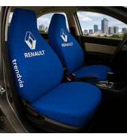 Renault Araç Ön ve Arka Koltuk Kılıfı – Penye Oto Servis Koruma Kılıfı (Mavi)