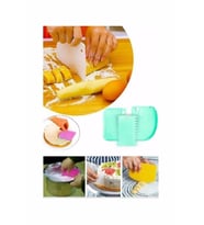 Pazariz Hamur Ve Krema Kazıyıcı 3'lü Pratik Pasta Krema Dağıtıcı Set
