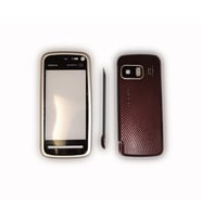 Nokia 5800 Kapak Nokia 5800 uyumlu Gri Kahverengi ön Kapak Arka Kapak ve Kalem