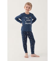 Roly Poly 3177 Best Kids The Galaxy Erkek Çocuk Uzun Kol Pijama Takım