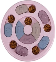 Oyuncağı Mama Bulmaca Yavaş Besleyici Gıda Dağıtıcı Yavaş Yeme (Pembe)