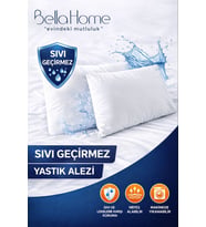 Bella Home 50x70 Sıvı Geçirmez 2'li Yastık Koruyucu - Fermuarlı - Yıkanabilir (Çok Renkli)