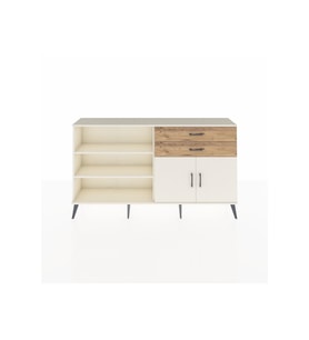 Arges Konsol 3 Raflı 2 Çekmeceli 2 Kapaklı 176x30x99 Aytaşı-Aytaşı/Çam