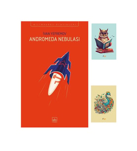 Andromeda Nebulası - Ivan Yefremov 9786053759140 Ithaki Yayınları - Not Defterli Seti (Krem)
