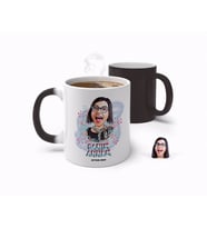 BK Gift Kişiye Özel Anneler Günü Temalı Canım Annem Karikatürlü Sihirli Kupa Bardak-1 (Beyaz)