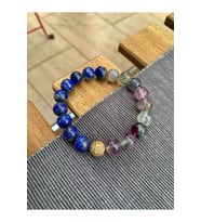 Florit-lapis Lazuli Bileklik