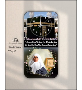 Kişiye Özel Duvar Saati (Ahşap)
