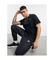 Men's Homme Siyah Pamuklu Tişört