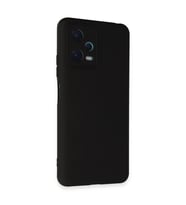 Xiaomi Redmi Note 12 5G Kılıf Nano içi Kadife Silikon - Siyah