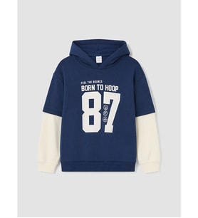 LCW Kids Lacivert Erkek Çocuk Kalın Sweatshirt