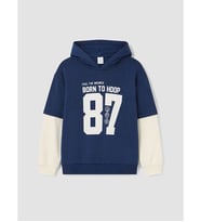 LCW Kids Lacivert Erkek Çocuk Kalın Sweatshirt