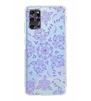 Samsung Galaxy S20 Plus  Kamera Korumalı Kapak Nostalji Desen Tasarımlı  Şeffaf  Kılıf