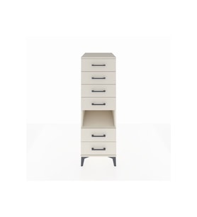 Kronos Dolap Tek Raflı 6 Çekmeceli 44x59x134 Aytaşı-Aytaşı