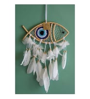 Rüya Kapanı Düş Kapanı Dream Catcher Balık Tasarımı (Karışık)