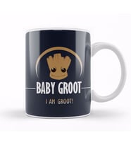 Guardians Of The Galaxy Baby Groot I Am Groot Kupa Bardak Porselen