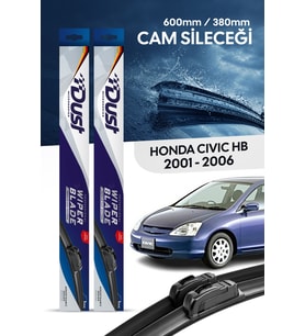 Honda Civic Hatchback Silecek Takımı 2001-2005 Uyumlu 600MM/380MM