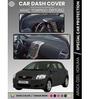 TOYOTA AURİS (2006-2012) Torpido Örtüsü Ön Göğüs Halı Torpido Koruma Tam Uyum UV Koruma Kolay Montaj