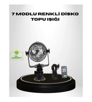 Mey İthalat® Ritme Duyarlı LED Disko Topu – Renkli Işık Gösterili Parti Lambası