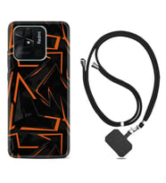 Xiaomi Redmi Note 7 8 9 Pro 10 2022 10 Pro 10S Kılıf Boyun Askılı Silikon Zigzaglar 1651