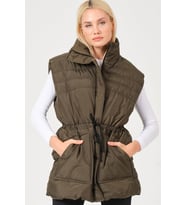 Z6747 DEWBERRY BAYAN YELEK-HAKİ